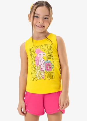 Rovi Kids - Regata Infantil Feminina Amarelo - ROVI KIDS