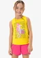 Rovi Kids - Regata Infantil Feminina Verde - variação: Amarelo