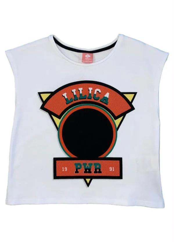 Lilica Ripilica - Regata Infantil Menina Branco