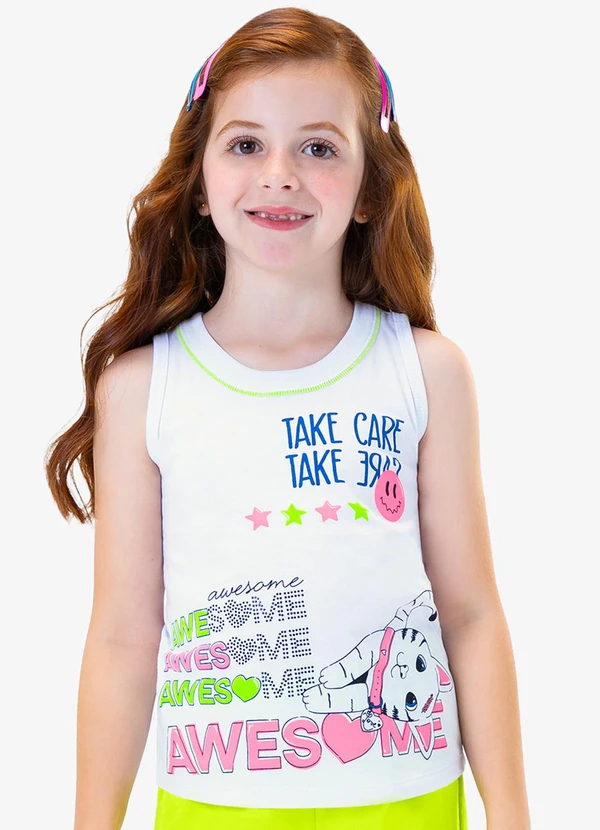 Rovi Kids - Regata Infantil Menina Branco