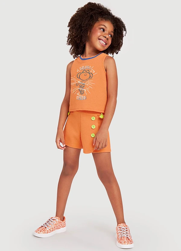 Lilica Ripilica - Regata Infantil Menina Laranja 2