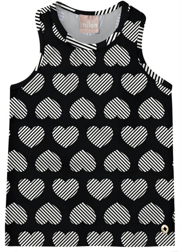 Milon - Regata Infantil MeninaPreto