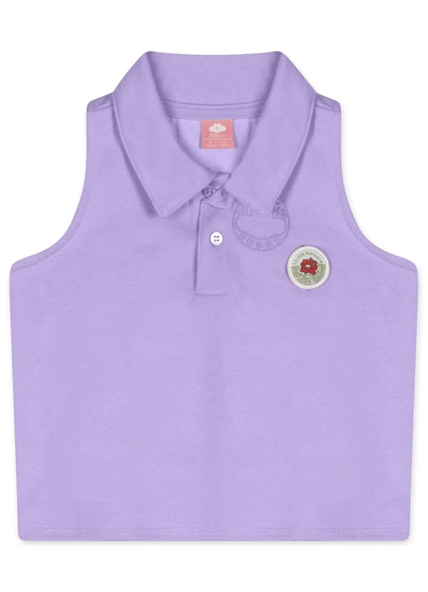 Lilica Ripilica - Regata Infantil Feminina Roxo