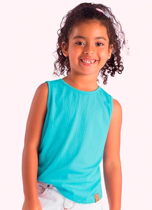 Duduka - Regata Infantil Menina Azul - DUDUKA