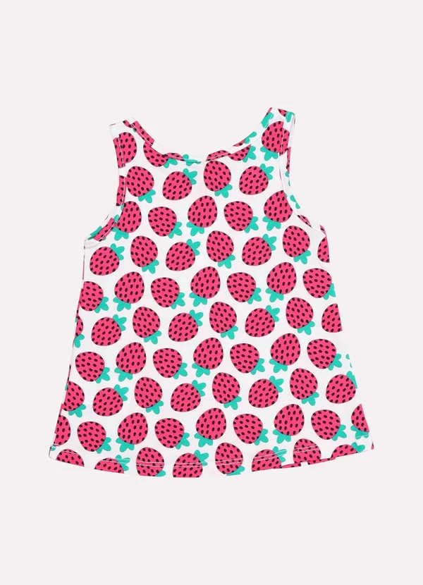 Kyly - Regata Infantil Menina Frutas Branco 3