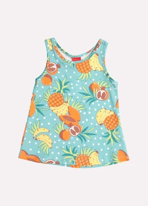 Kyly - Regata Infantil Menina Frutas Verde - KYLY