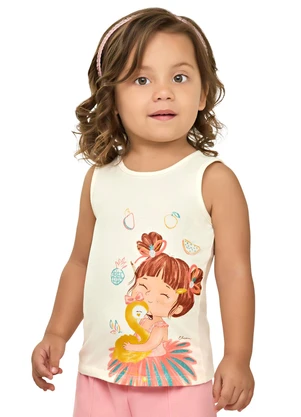 Elian - Regata Infantil Menina Glitter Bege - ELIAN