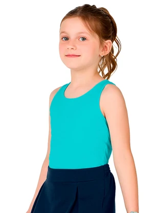 Marlan - Regata Infantil Menina Meia Malha Azul - MARLAN