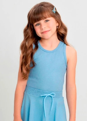Regata Infantil para Menina Quimby Azul - QUIMBY
