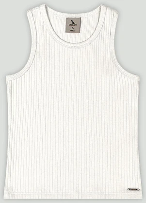 Regata Infantil para Menina Quimby Branco - QUIMBY