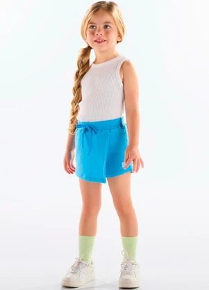 Up Baby - Regata Infantil Ribana Canelada Branco - UP BABY