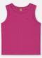 Up Baby - Regata Infantil Ribana Canelada Rosa - variação: Rosa