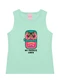 Duduka - Blusa Básica Decote Redondo  Vermelho - variação: Verde