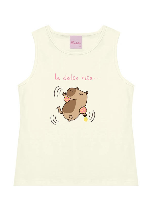 Duduka - Regata Juvenil Capivara La Dolce Vita Bege