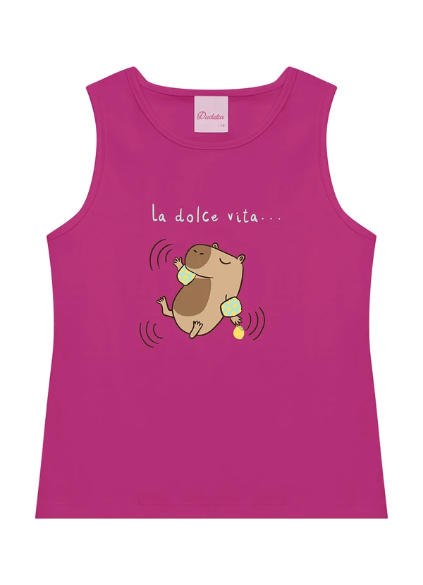 Duduka - Regata Juvenil Capivara La Dolce Vita Rosa