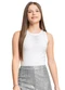 Gloss - Regata Juvenil em Cotton com Strass Branco - variação: Branco