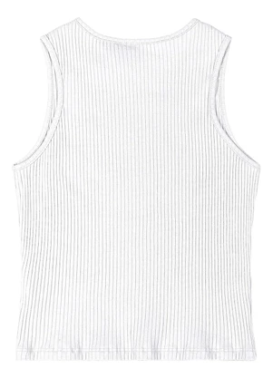 Gloss - Regata Juvenil Ribana Canelada Branco - GLOSS