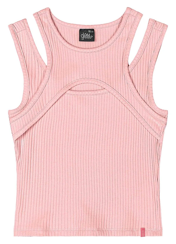 Gloss - Regata Juvenil Ribana Canelada Rosa