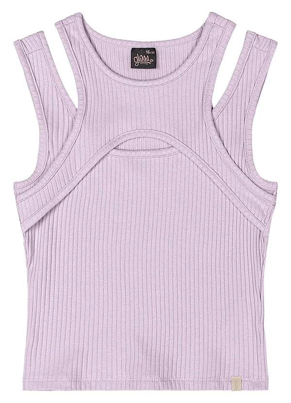 Gloss - Regata Juvenil Ribana Canelada Roxo