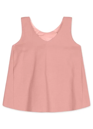 Lilica Ripilica - Regata Laço Infantil Feminina Rosa - LILICA RIPILICA