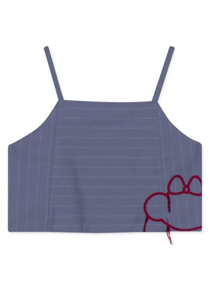 Lilica Ripilica - Regata Listrada Infantil Feminina Azul - LILICA RIPILICA