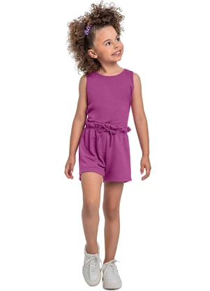 Bee Loop - Regata Meia Malha Menina Roxo - BEE LOOP
