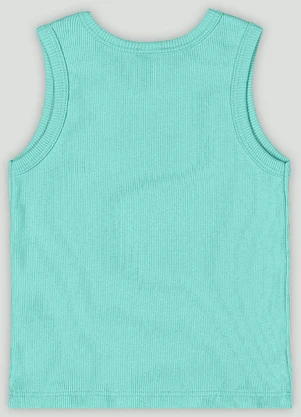 Up Baby - Regata Menina com Decote Redondo Azul - UP BABY