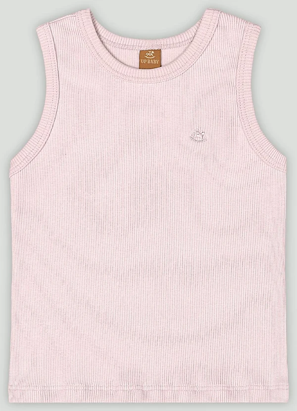 Up Baby - Regata Menina com Decote Redondo Up Baby Rosa