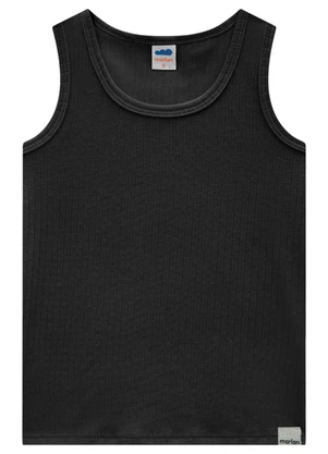 Marlan - Regata Menina em Canelado Pa Preto - MARLAN