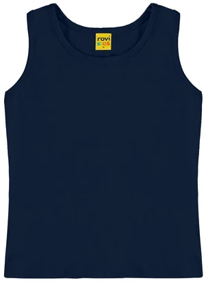 Rovi Kids - Regata Menina em Cotton Leve Azul - ROVI KIDS