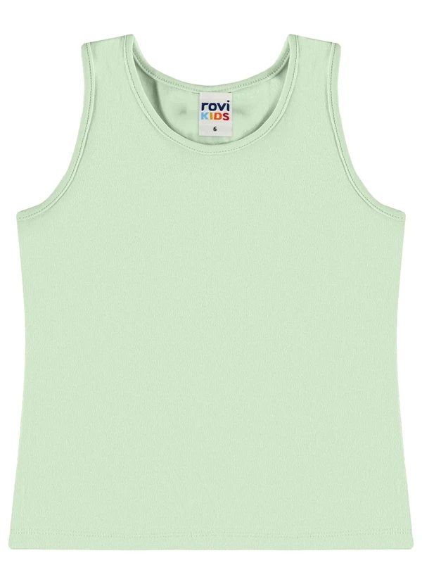 Rovi Kids - Regata Menina em Cotton Leve Verde