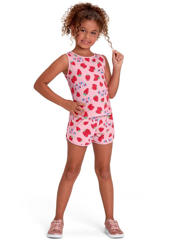 Marisol Play - Regata Morango Infantil Feminina Rosa 2