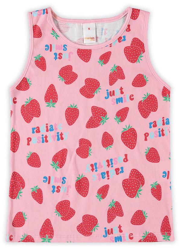 Marisol Play - Regata Morango Infantil Feminina Rosa 3