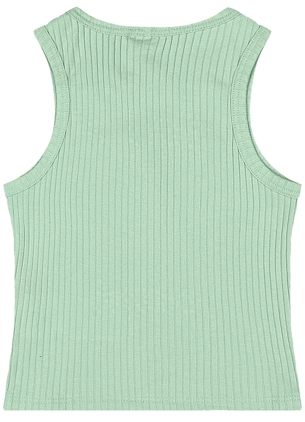 Quimby - Regata Ribana Canelada Strass Verde 4