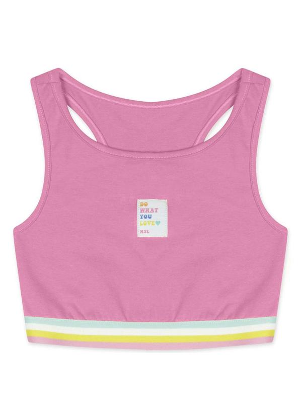 Marisol - Top Infantil Feminino Rosa