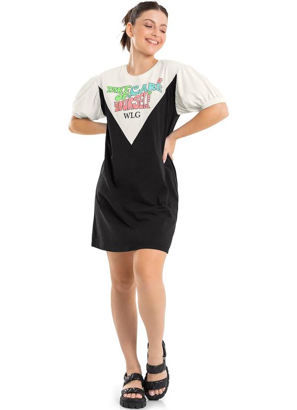 Gloss - Vestido Bufante Infantil Preto