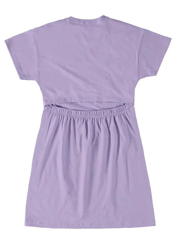 Gloss - Vestido Juvenil em Cotton Roxo 4