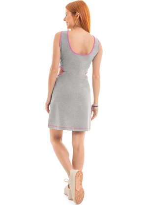 Gloss - Vestido Regata Infantil Cinza - GLOSS