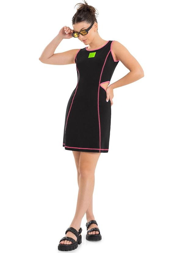 Gloss - Vestido Regata Infantil Preto