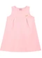 Duduka - Vestido Infantil Regata com Saia Flores  Azul  - variação: Rosa
