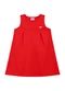 Duduka - Vestido Infantil Regata com Saia Flores  Azul  - variação: Vermelho