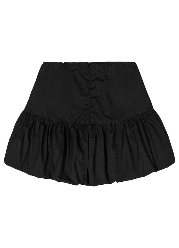 Gloss - Saia Balonê Juvenil Preto 4