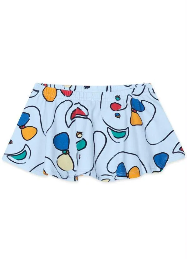 Lilica Ripilica - Saia Bebê com Proteção Antiviral Azul