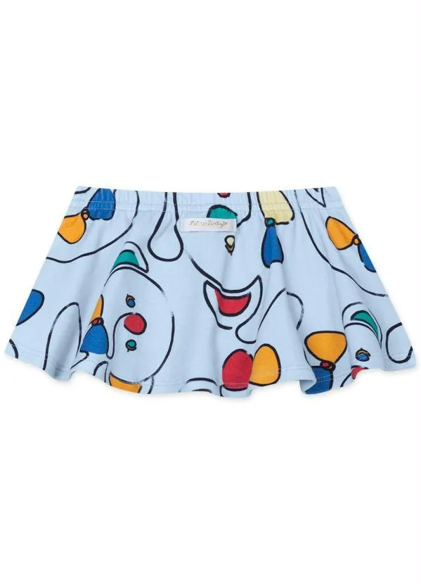 Lilica Ripilica - Saia Bebê com Proteção Antiviral Azul 2