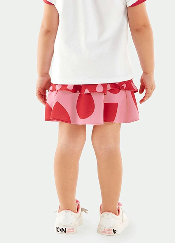 Lilica Ripilica - Saia Bebê MeninaVermelho 3