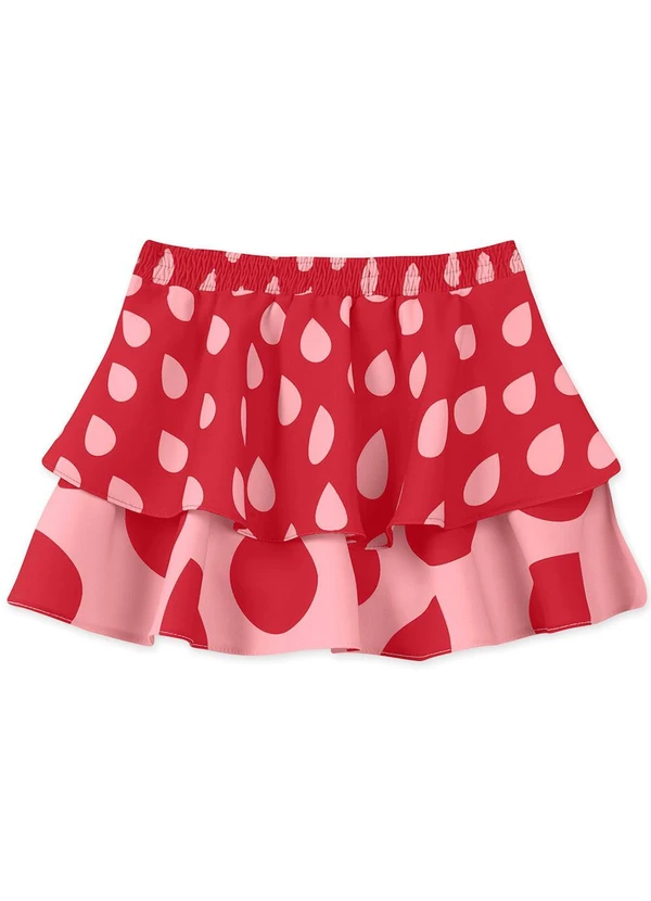 Lilica Ripilica - Saia Bebê MeninaVermelho 6