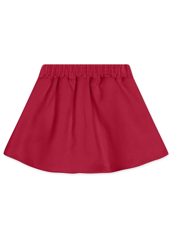 Lilica Ripilica - Saia Bebê Feminina Vermelho 2