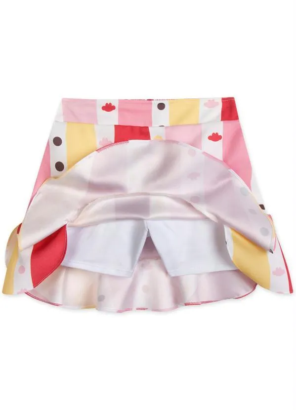 Lilica Ripilica - Saia Cetim Infantil MeninaRosa 3