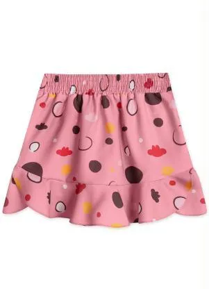Lilica Ripilica - Saia Cetim Infantil MeninaRosa - LILICA RIPILICA