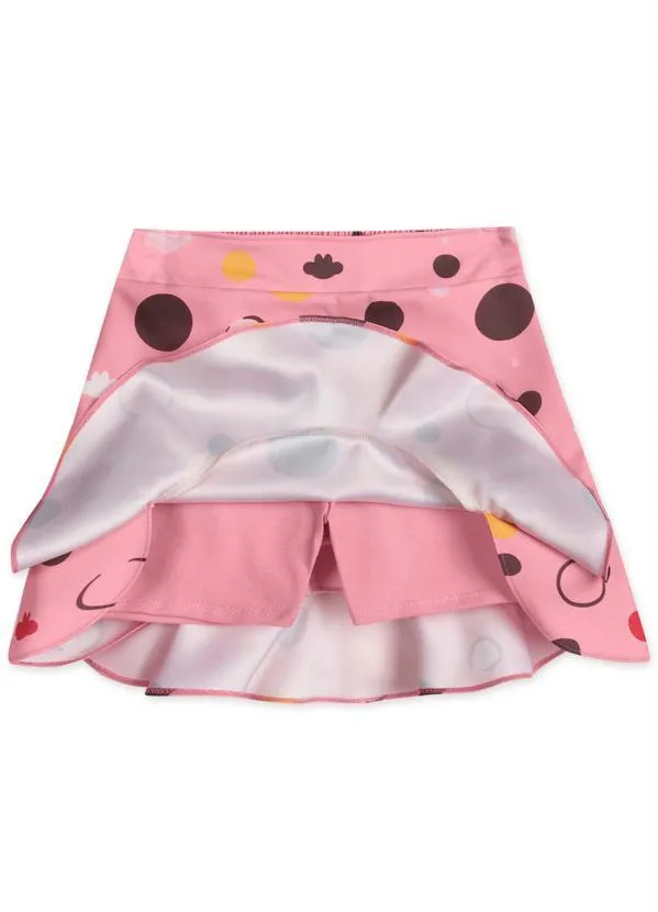 Lilica Ripilica - Saia Cetim Infantil MeninaRosa 3